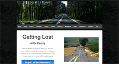 Desktop Screenshot of gettinglostwithrandy.com
