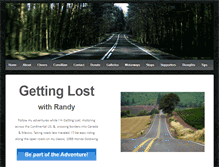 Tablet Screenshot of gettinglostwithrandy.com